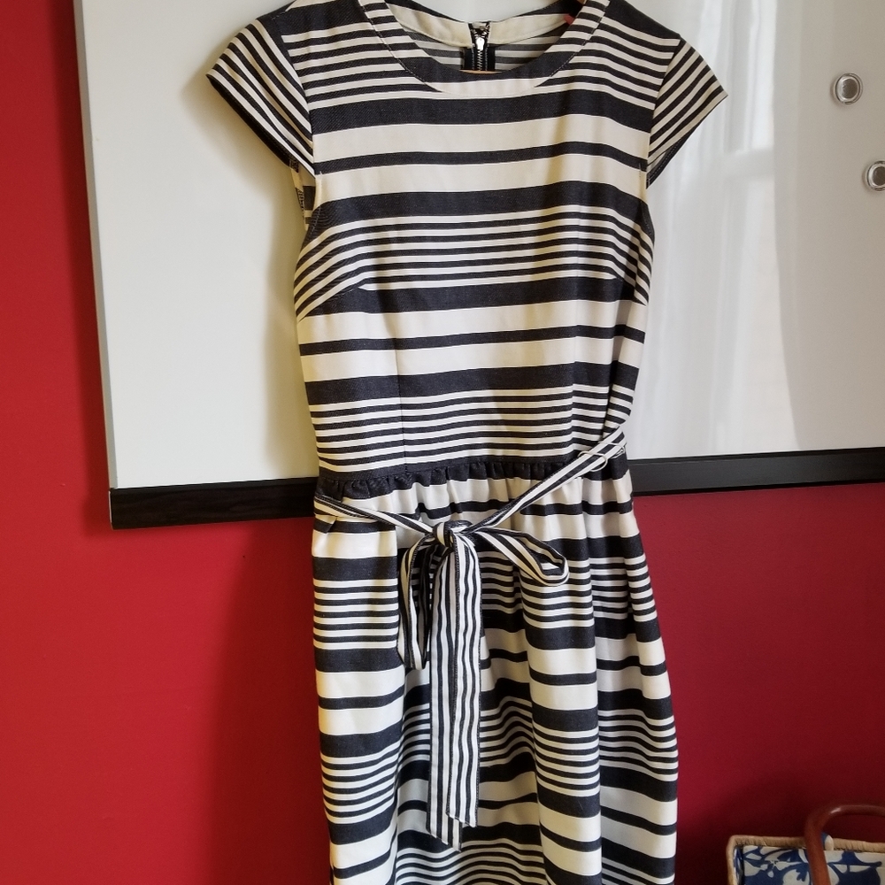 Betsey Johnson striped dress with pockets